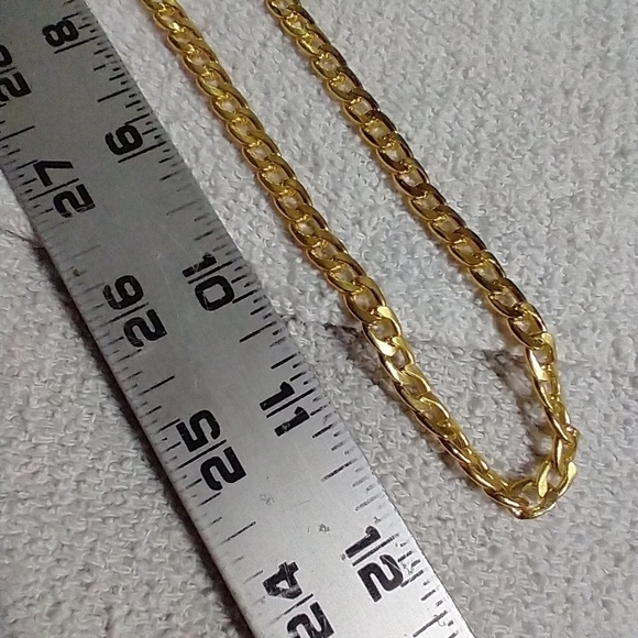 Goldtone curb chain long - Picture 4 of 4